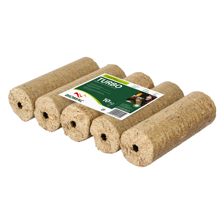 Holzbriketts rund mit Loch 1000kg
