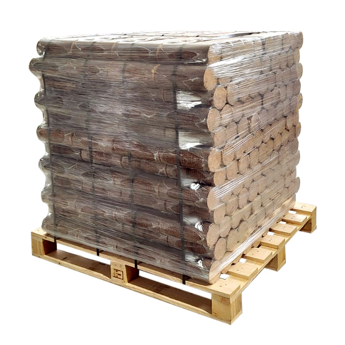 Buchen Holzbriketts rund ohne Loch 960 kg