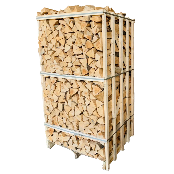 Halbe palette kammergetrocknetes gespalten Birken/Esche Brennholz mischfeuerholz -25cm