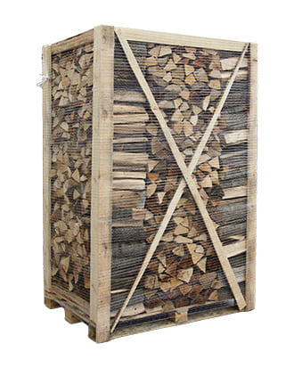 Palette Kammergetrocknetes gespalten Buchen Brennholz -25 cm