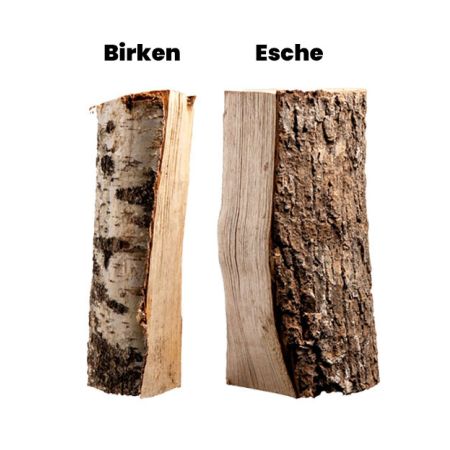 Palette kammergetrocknetes gespalten Birken/Esche Brennholz mischfeuerholz -25cm
