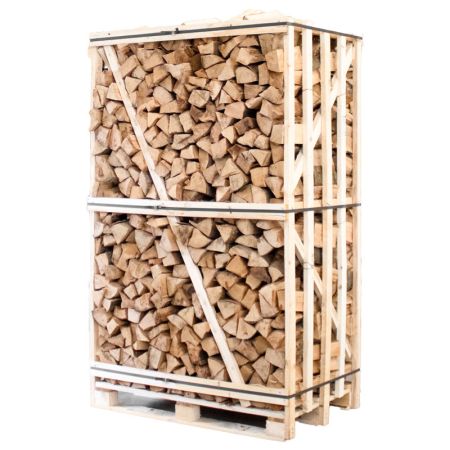 Palette kammergetrocknetes gespalten Buche Brennholz-33cm