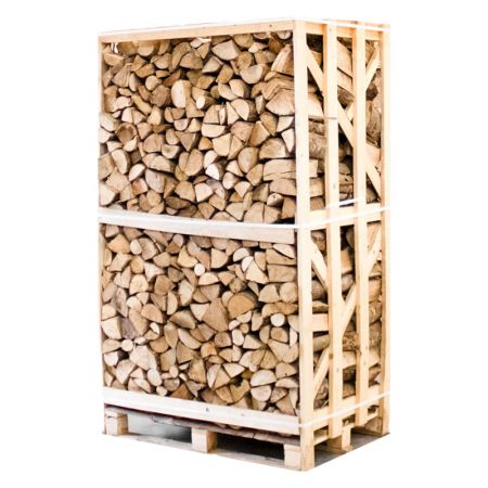 Palette kammergetrocknetes gespalten Esche Brennholz-25cm